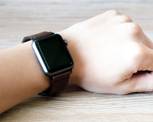 Handmade Apple Watch Band | Walnut