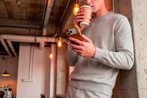 Handmade Leather iPhone Case | Honey