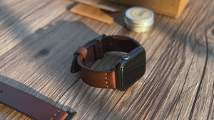 Handmade Apple Watch Band | Walnut